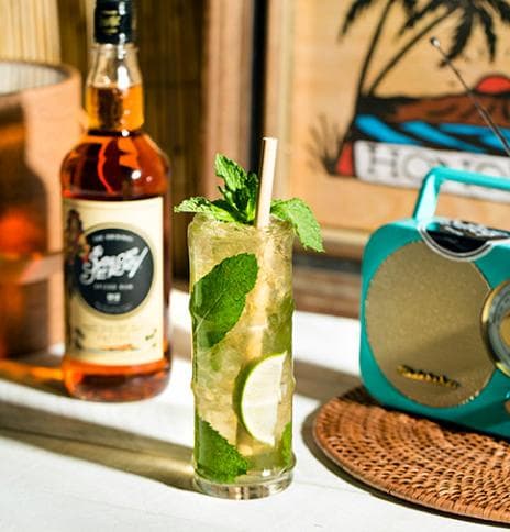 Spiced Rum Mojito