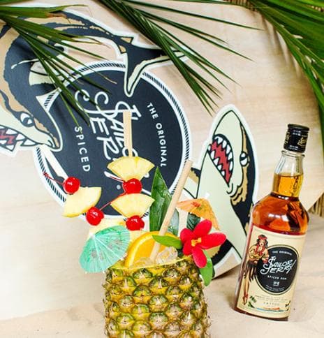Spiced Rum Piña Colada